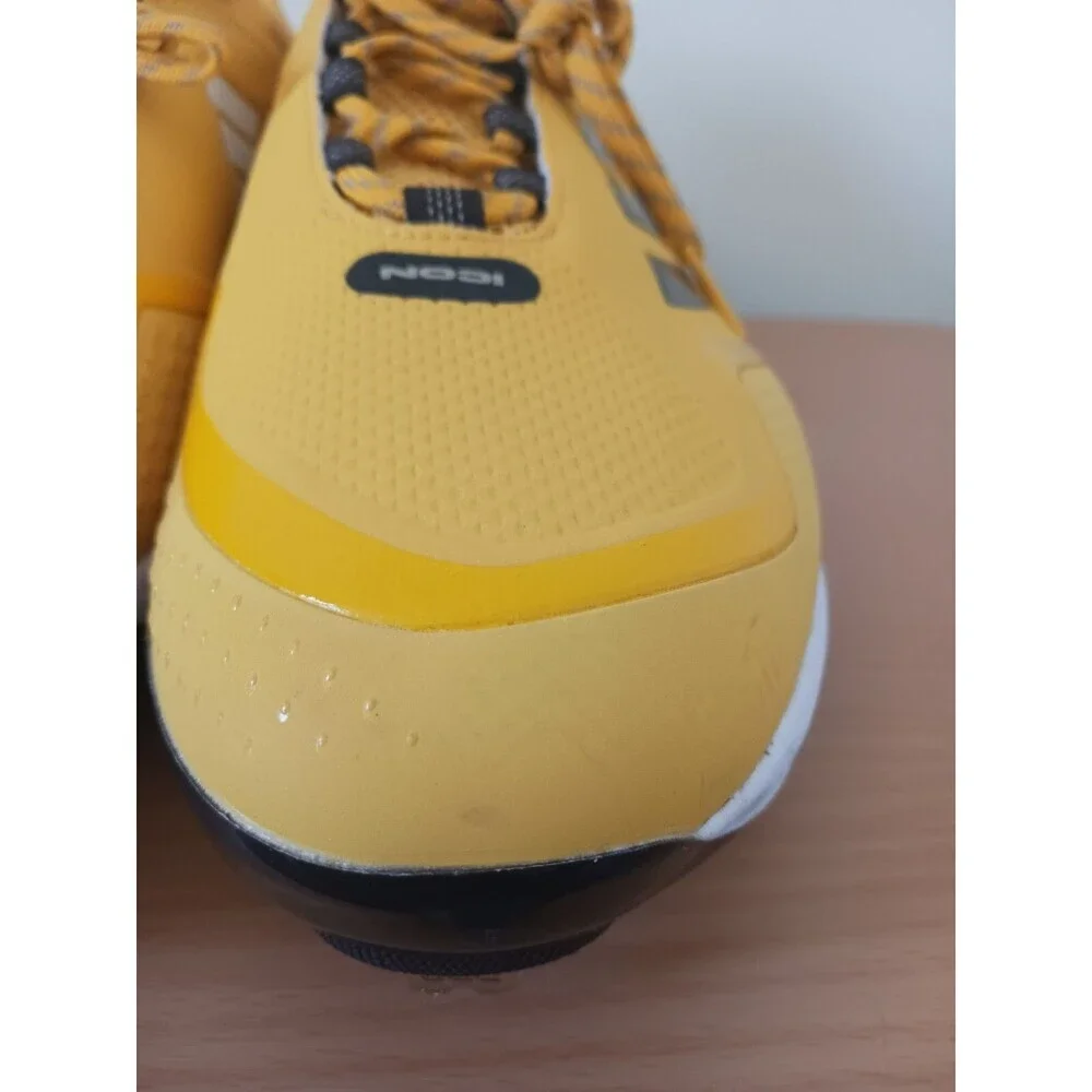 Adidas Icon 7 Metal‎ Baseball Cleats Mens Shoes Yellow Black GX5834 Size 14
